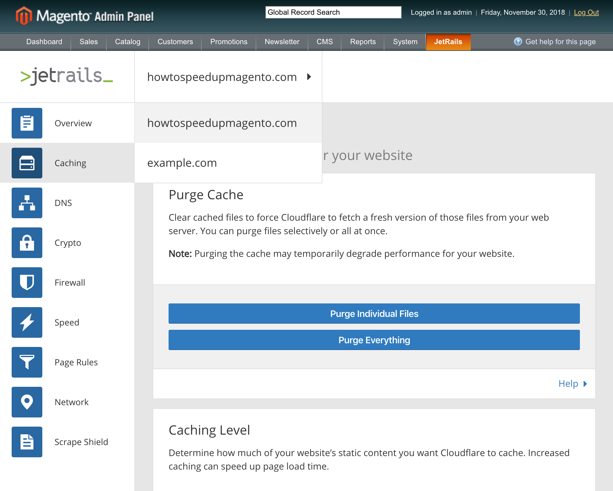 cloudflare dashboard